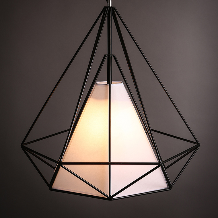 Подвесной светильник The Diamond Chandelier Kevin Reilly 1 D37 Черный by ImperiumLoft