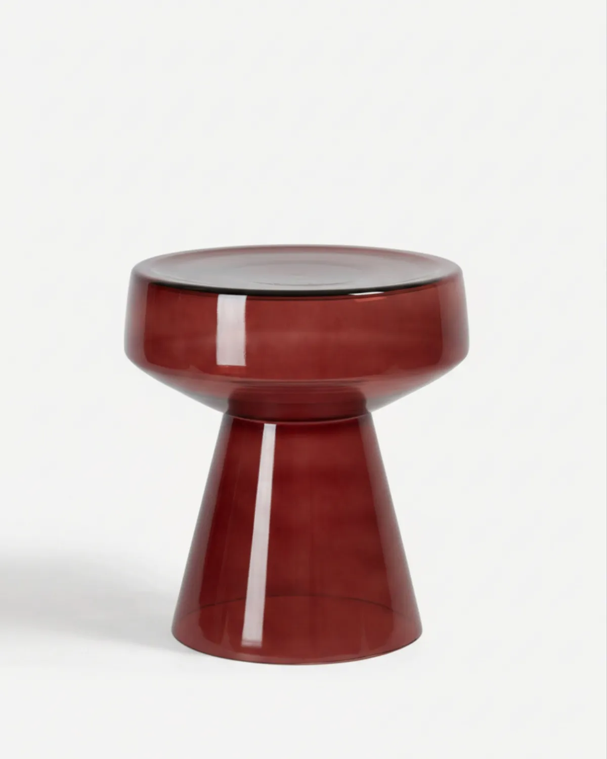 Бордовый приставной столик Флумс Louvre Home P3118XD