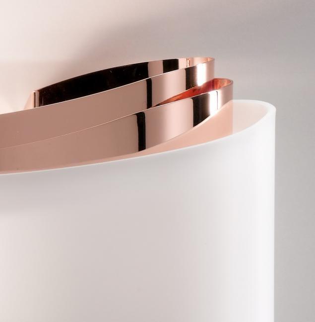 Настенный светильник Selene Illuminazione Ionica Glass 43 copper 1068-025