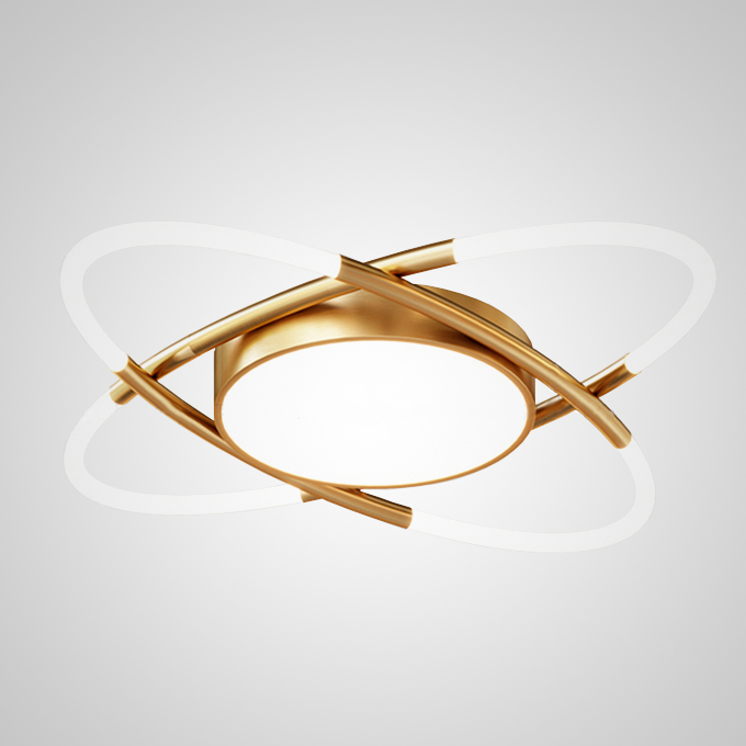 Потолочный светильник IRIA D60 Gold by ImperiumLoft