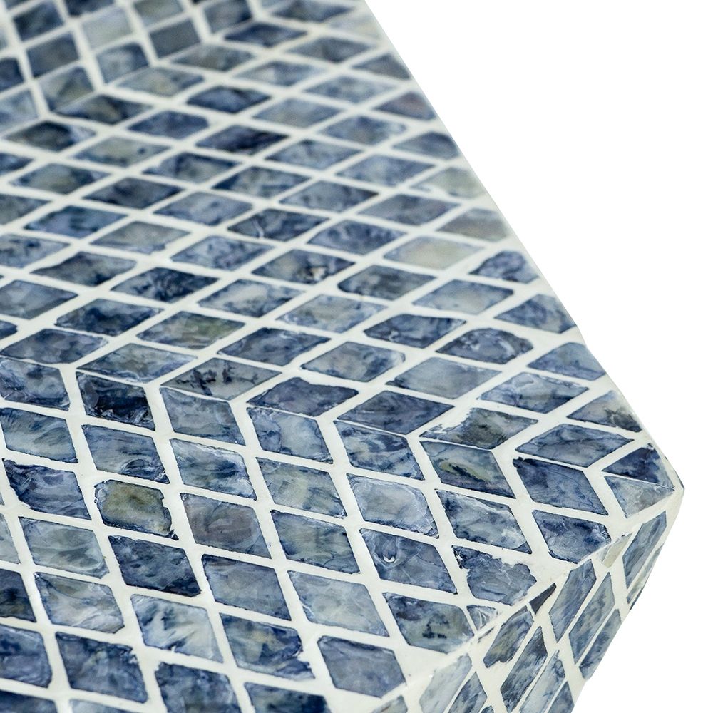 Столик акцентный с отделкой раковинами устриц Glasar 49926