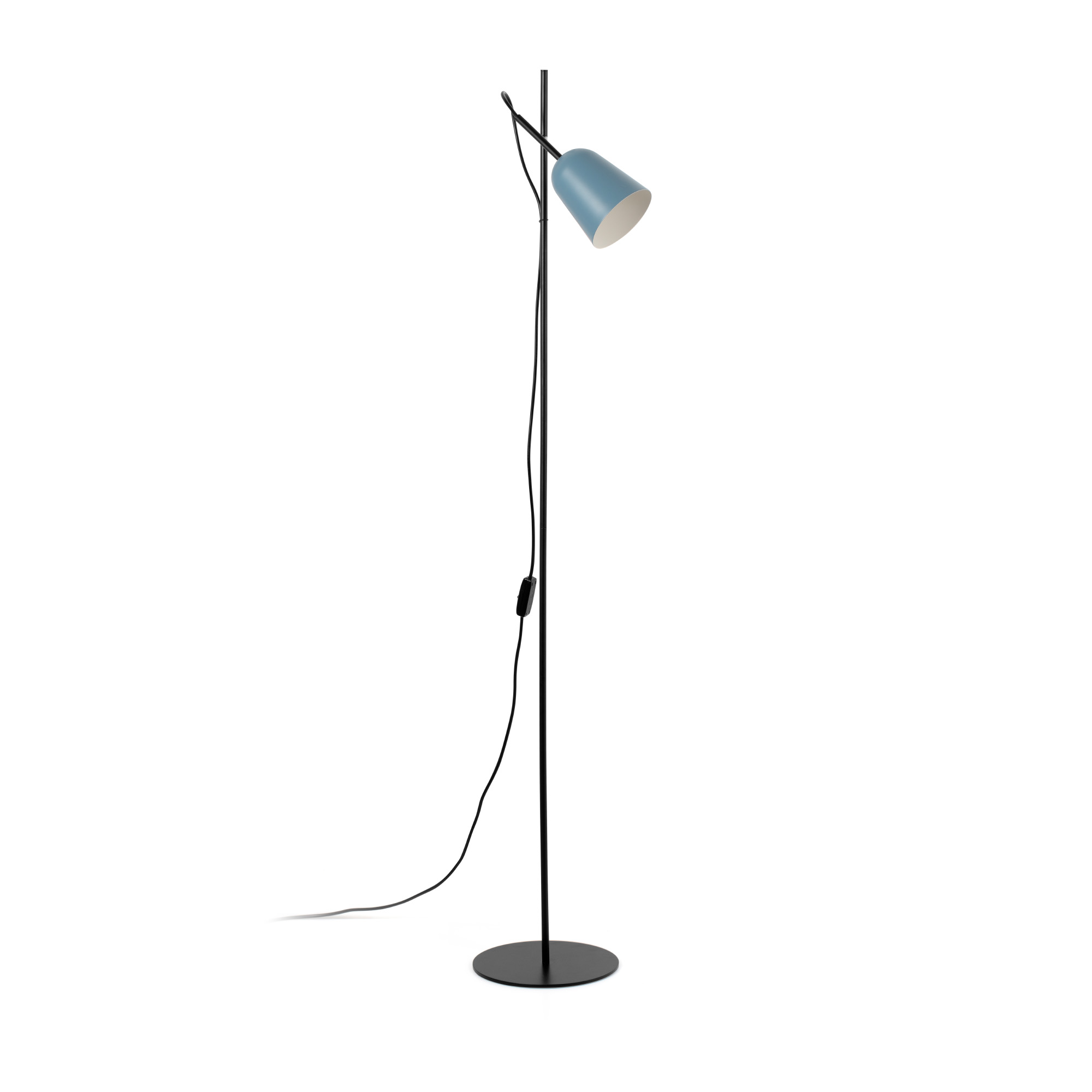 Торшер STUDIO синий абажур 1xE14 Faro