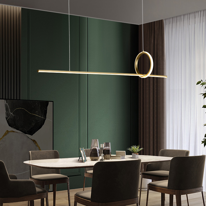 Подвесной светильник MOFFIT B LONG L90 Black by ImperiumLoft