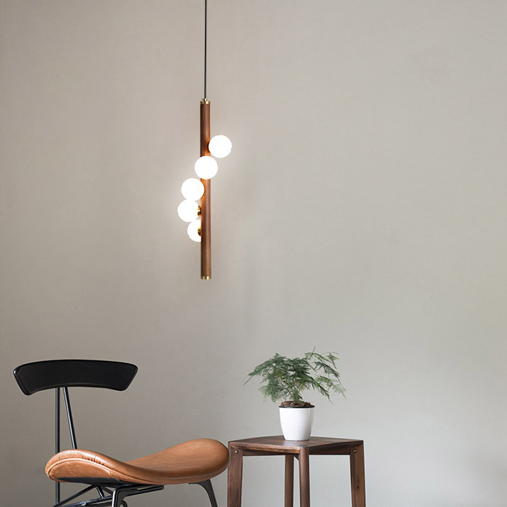 Подвесной светильник WEST light brown by ImperiumLoft