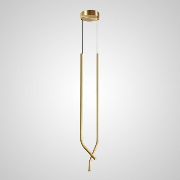 Подвесной светильник ZAKRIS DUO Brass by ImperiumLoft