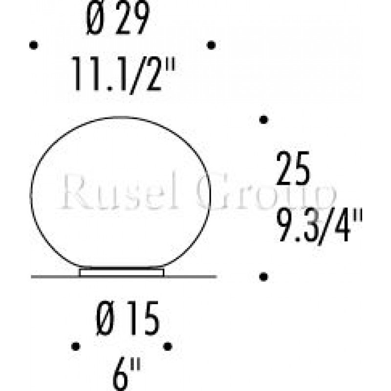 Настольная лампа LEUCOS SPHERA T3/29