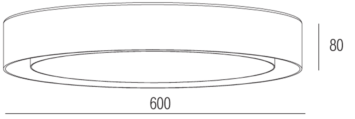 Потолочный светодиодный светильник Donolux C111026/1 D600