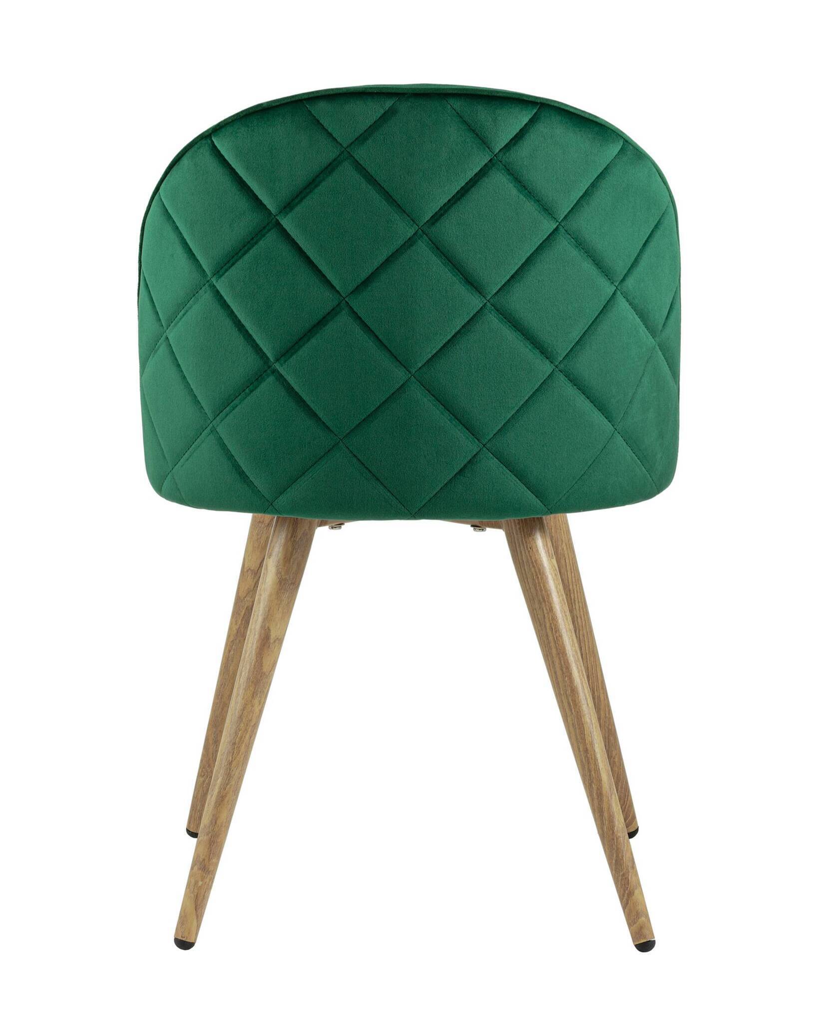 Стул Лион велюр с ромбами зеленый Stool Group