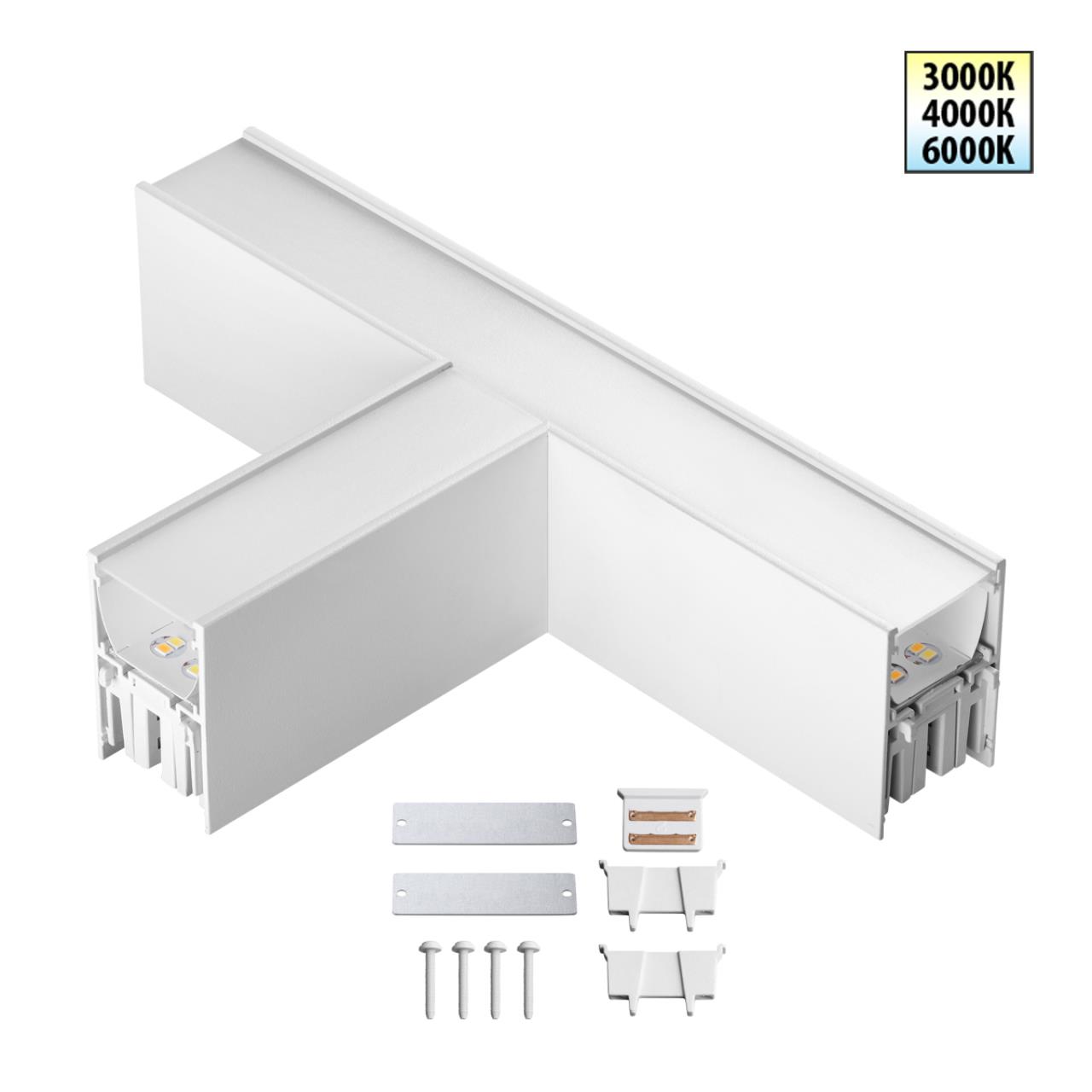 Светильник соединитель «Т» с переключателем цветовой темперетуры Novotech 359610 Светильник соединитель «Т» с переключателем цветовой темперетуры Novotech 359610