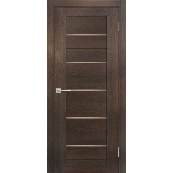 Межкомнатная дверь Graf ТЕХНО-809 бронза сатинат Фреско (2000 х 700)