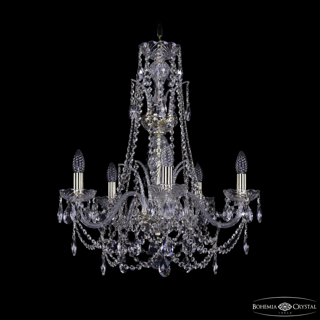 Люстра хрустальная 1411/5/195/Xl-63 G