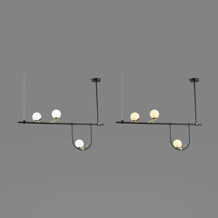 Подвесной светильник BIRD-LINE Черный by ImperiumLoft