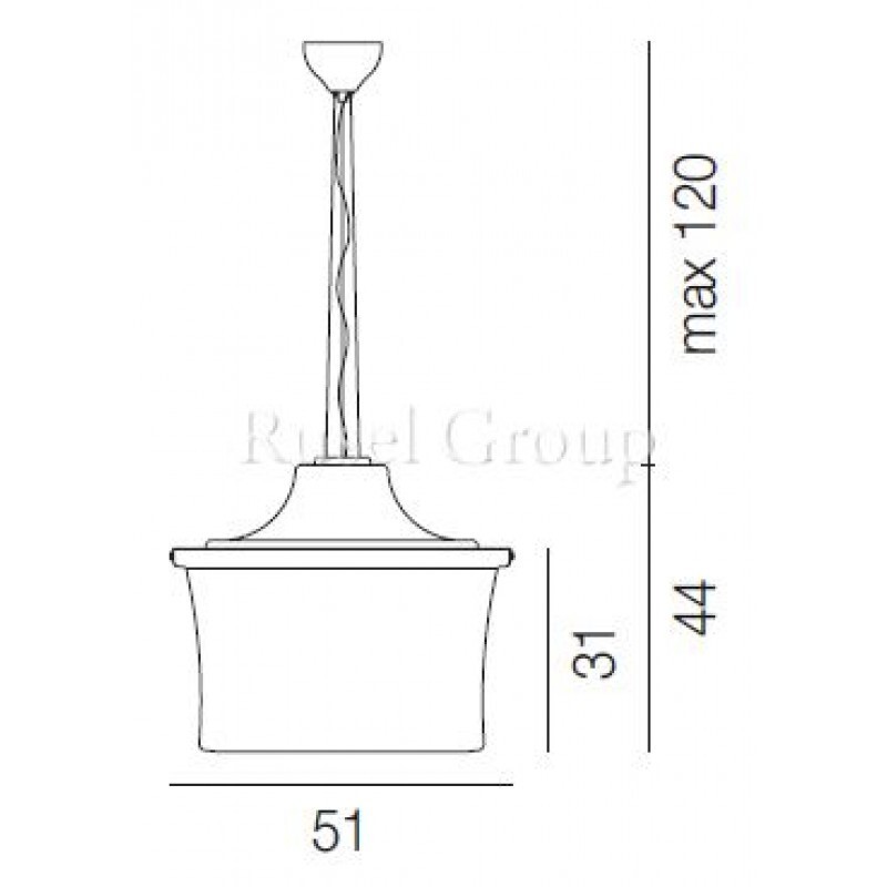 Подвесной светильник Vistosi PAGODA SP 51 1