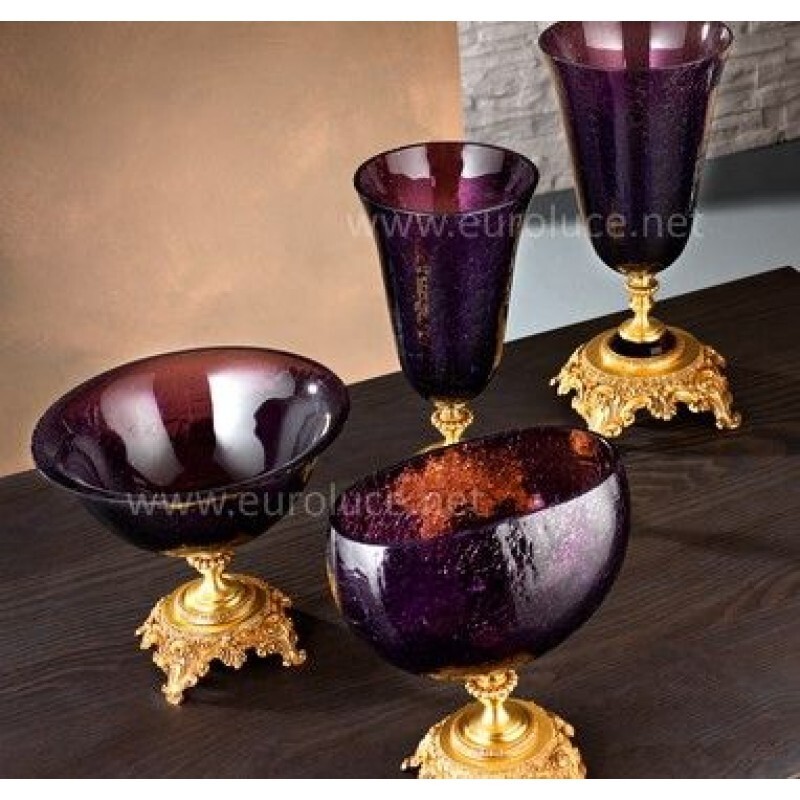 Ваза Euroluce Barocco Barocco vase ametyst small vase
