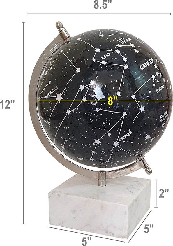 Фигурка Глобус на мраморной подставке Glasar 78468