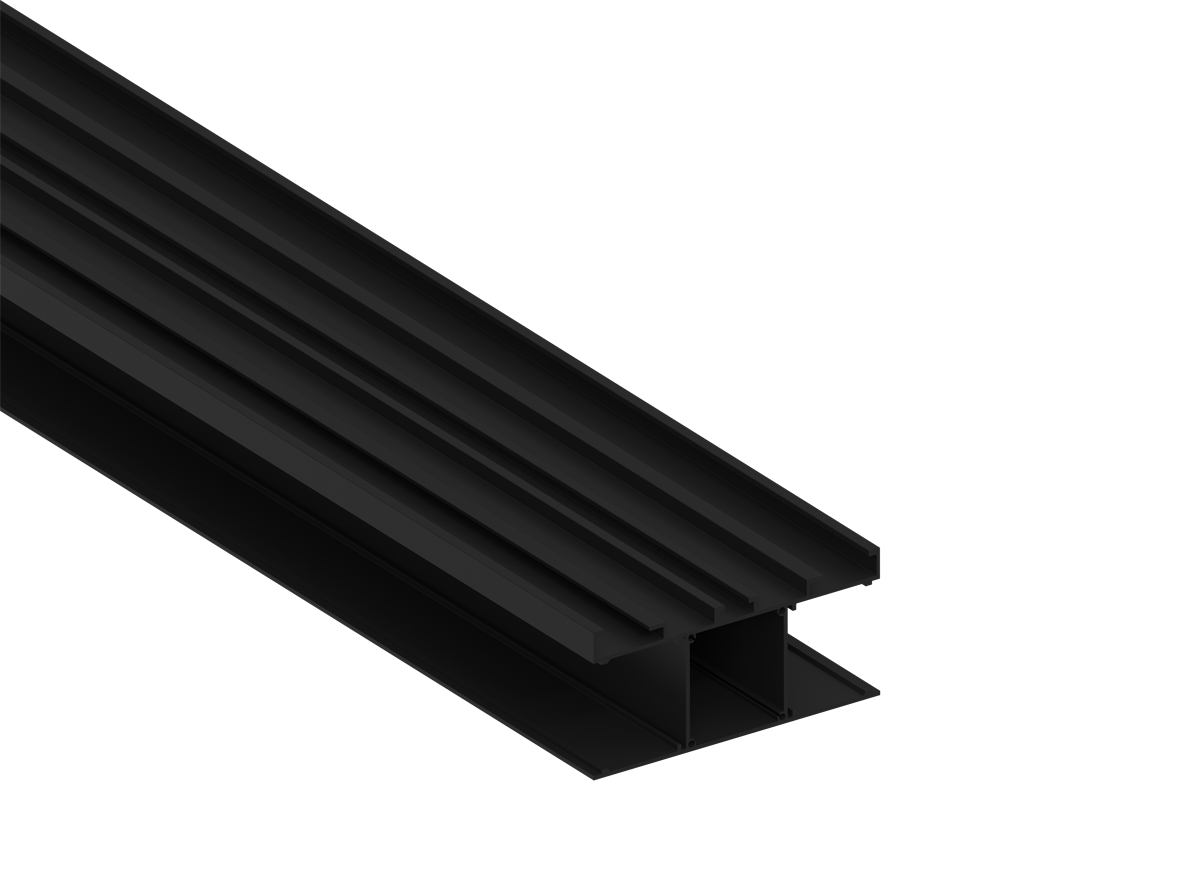 Накладной двусторонний алюминиевый профиль Donolux DN18520RAL9005