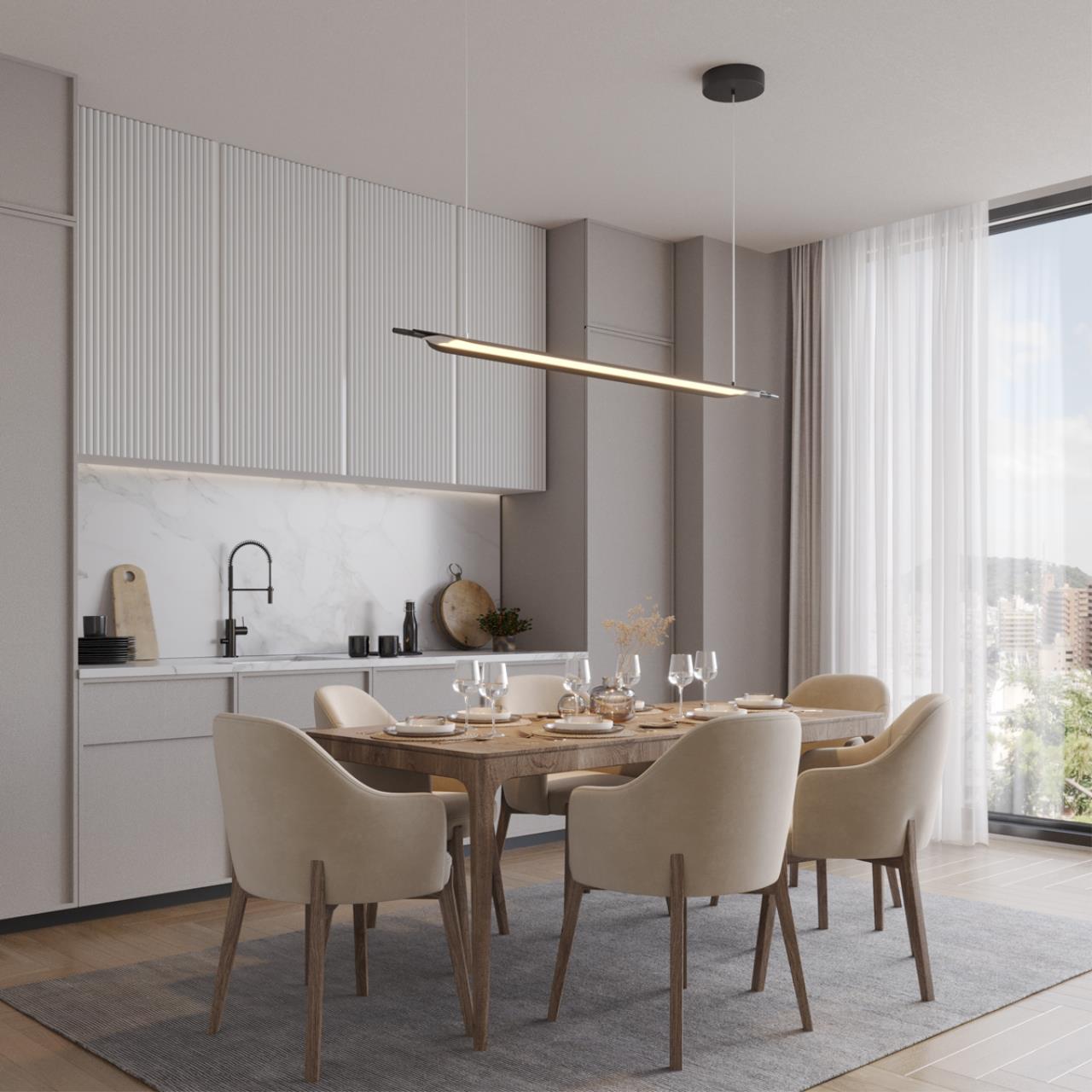 Светильник подвесной светодиодный диммируемый со сменой цветовой температуры (управление сенсор) Novotech 359544