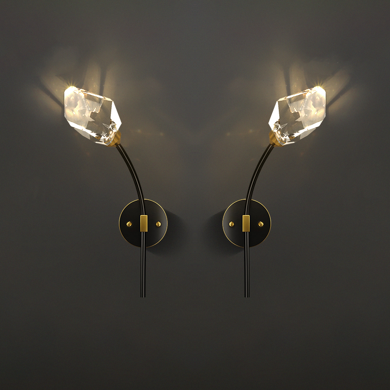 Настенный светильник CRISTEL C WALL L23 Right Black by ImperiumLoft