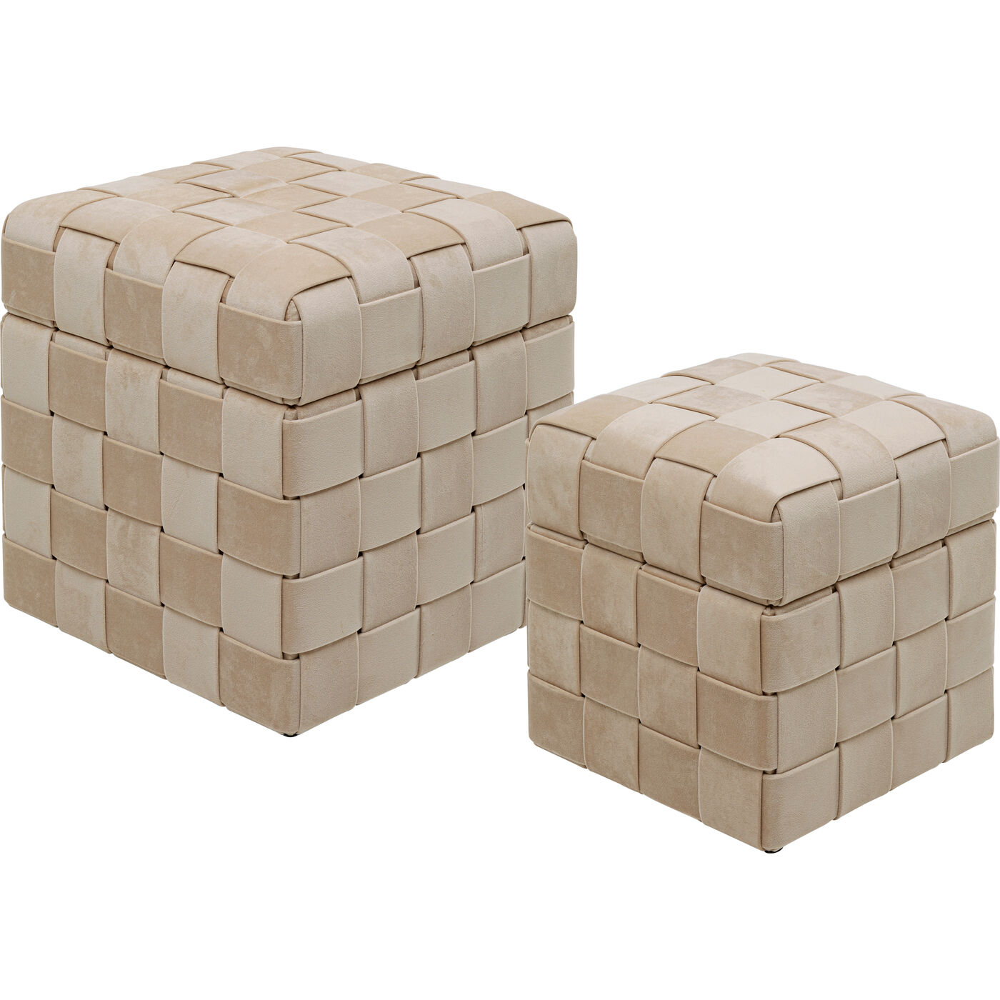 Пуф Weave Beige (2/Set) KARE 70933