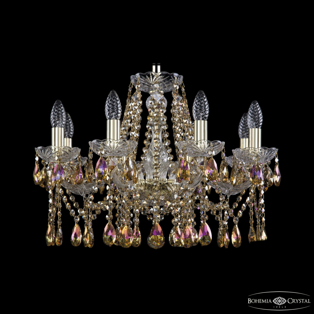 Люстра хрустальная 1413/8/200 G R777