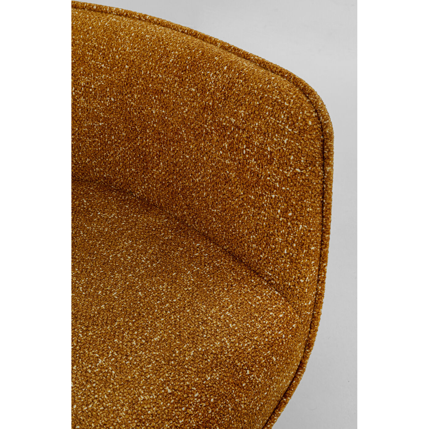 Кресло вращающееся + пуф Jules Yellow KARE 70822