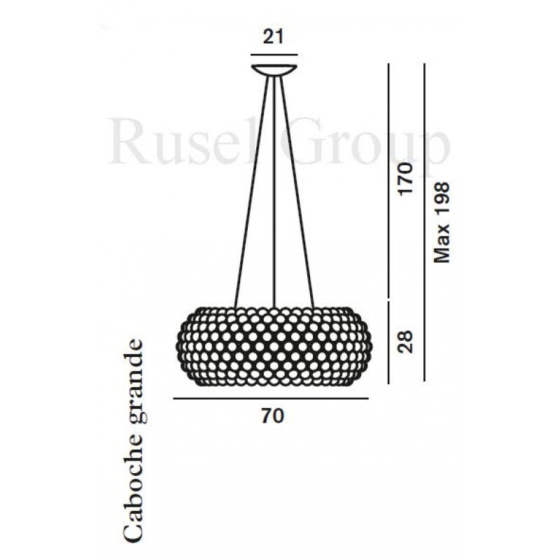 Подвесной светильник Foscarini Caboche grande sospensione