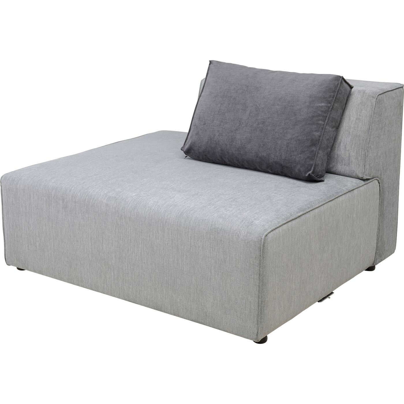 Оттоманка угловая левосторонняя Semi Infinity Elements Grey Left KARE 82400