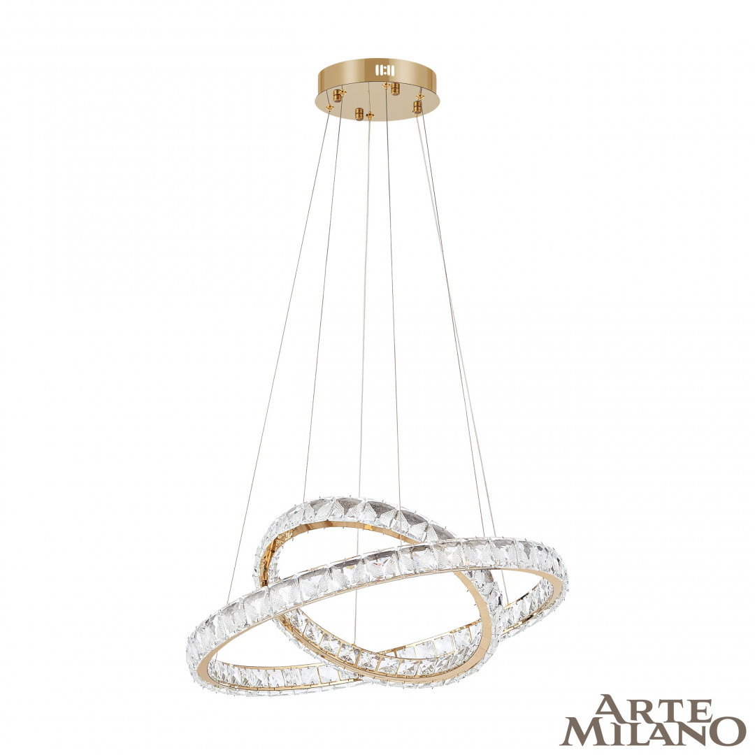 Люстра светодиодная с пультом 311311/D600-D400 GD Arte Milano