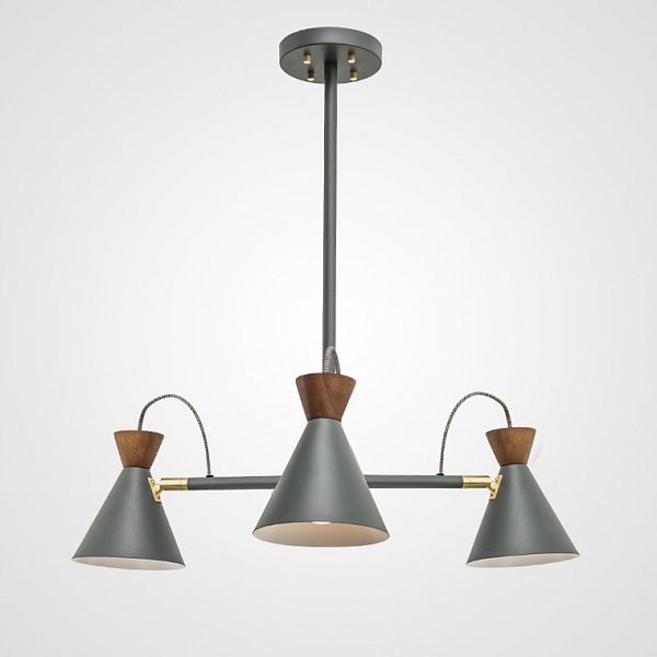 Люстра на штанге SINDRE D75 Grey by ImperiumLoft