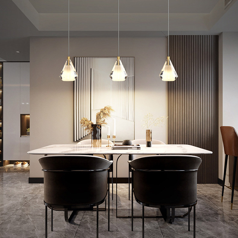 Подвесной светильник SOLDIS TRIO Black by ImperiumLoft