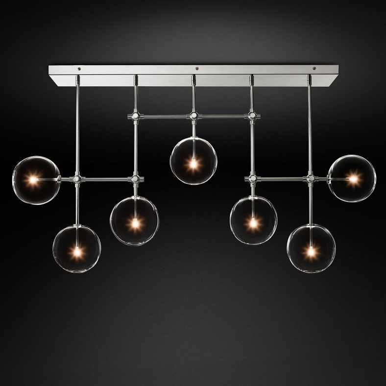 Потолочный светильник Delight Collection Globe Mobile 7A chrome