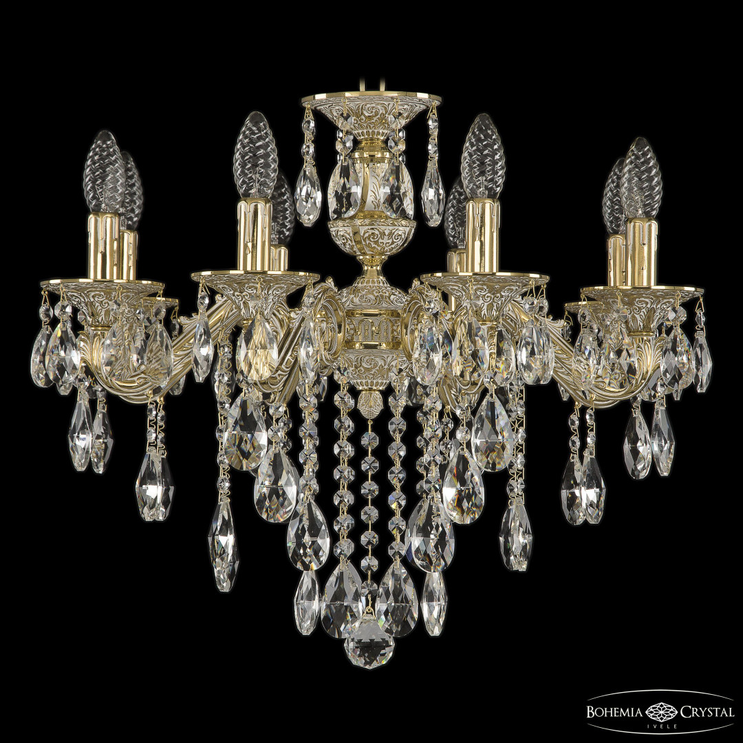 Люстра бронзовая с хрусталём 71202/8/175 B GW