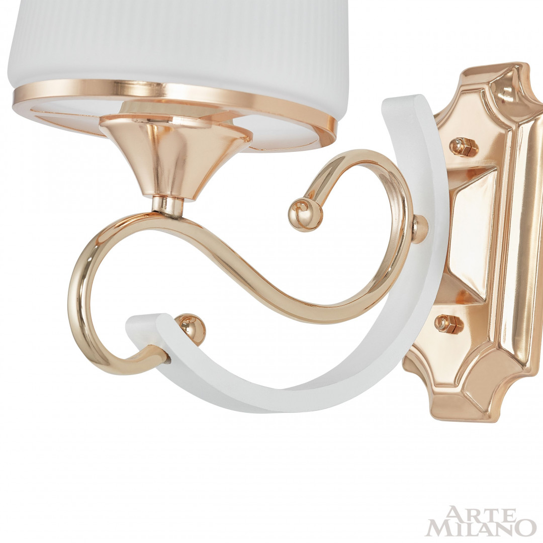 Бра с плафоном 303857/1W Wh/Gd Arte Milano