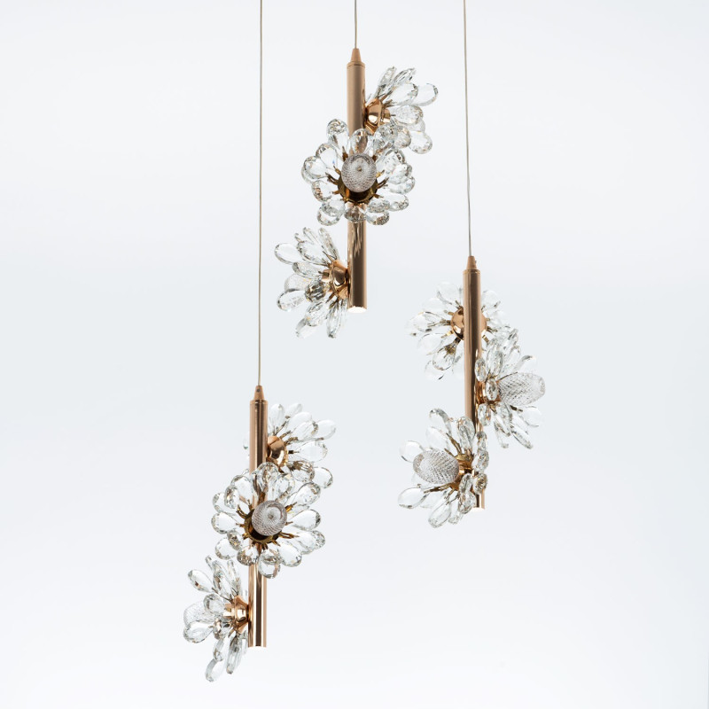 Каскадная люстра MODELUX ML.1855.9 GD