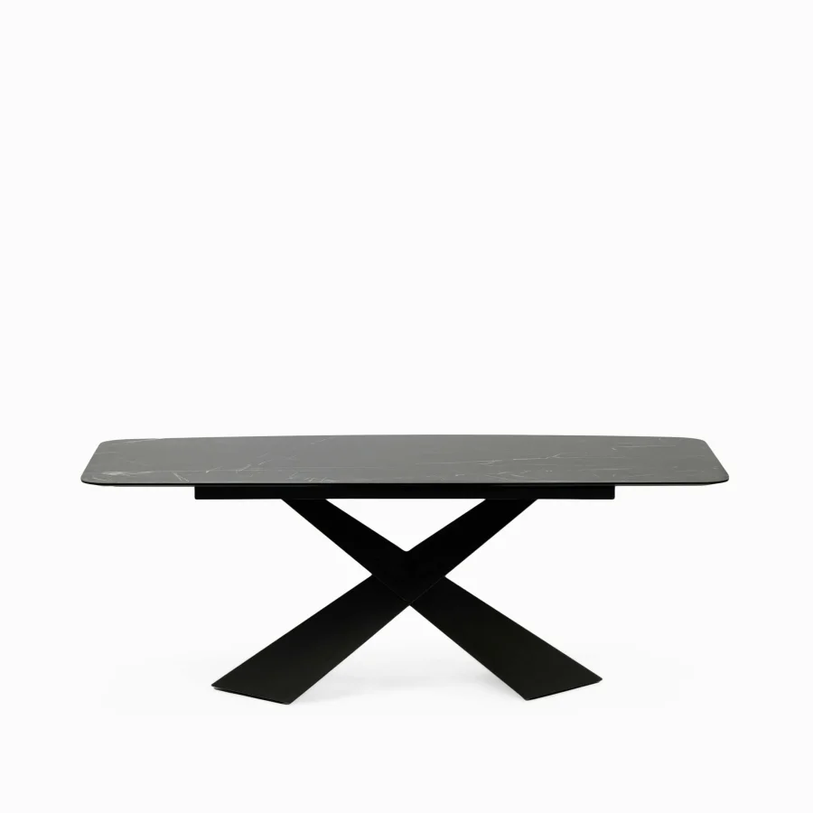Обеденный стол COSMO S-Tyr7-200х100-N-CM-PVC-SUP-MS-typeA-arcR100-1