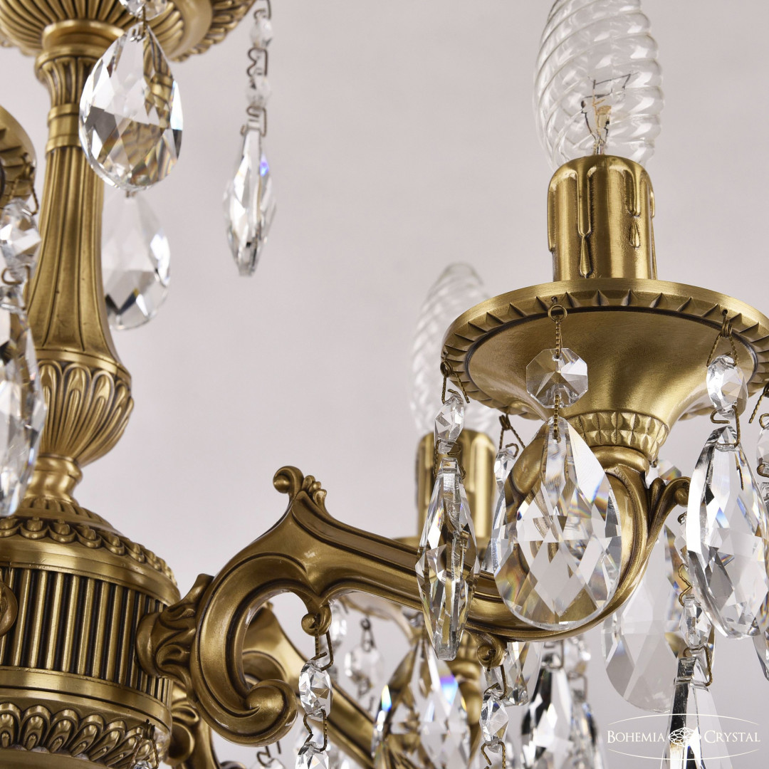 Люстра бронзовая с хрусталём 73102/5/125 B FP