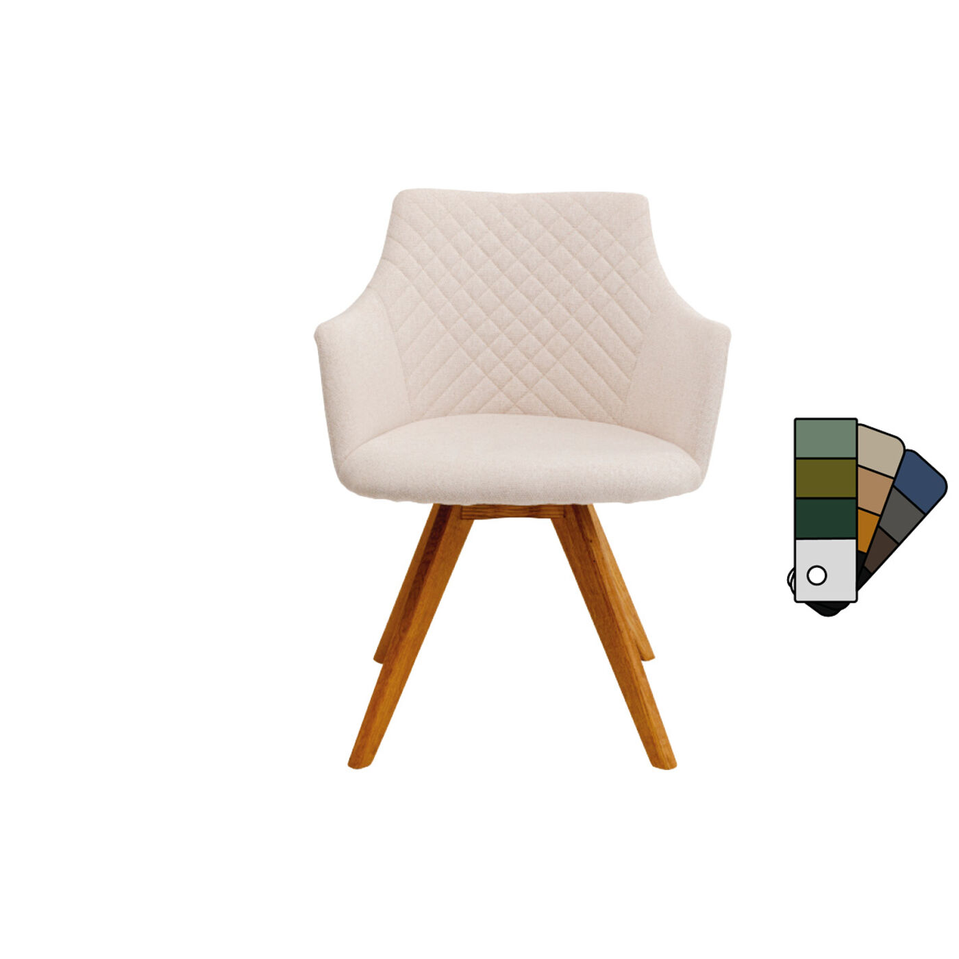 Стул с подлокотниками Coco Wood Cat 1 Ind. KARE 29001