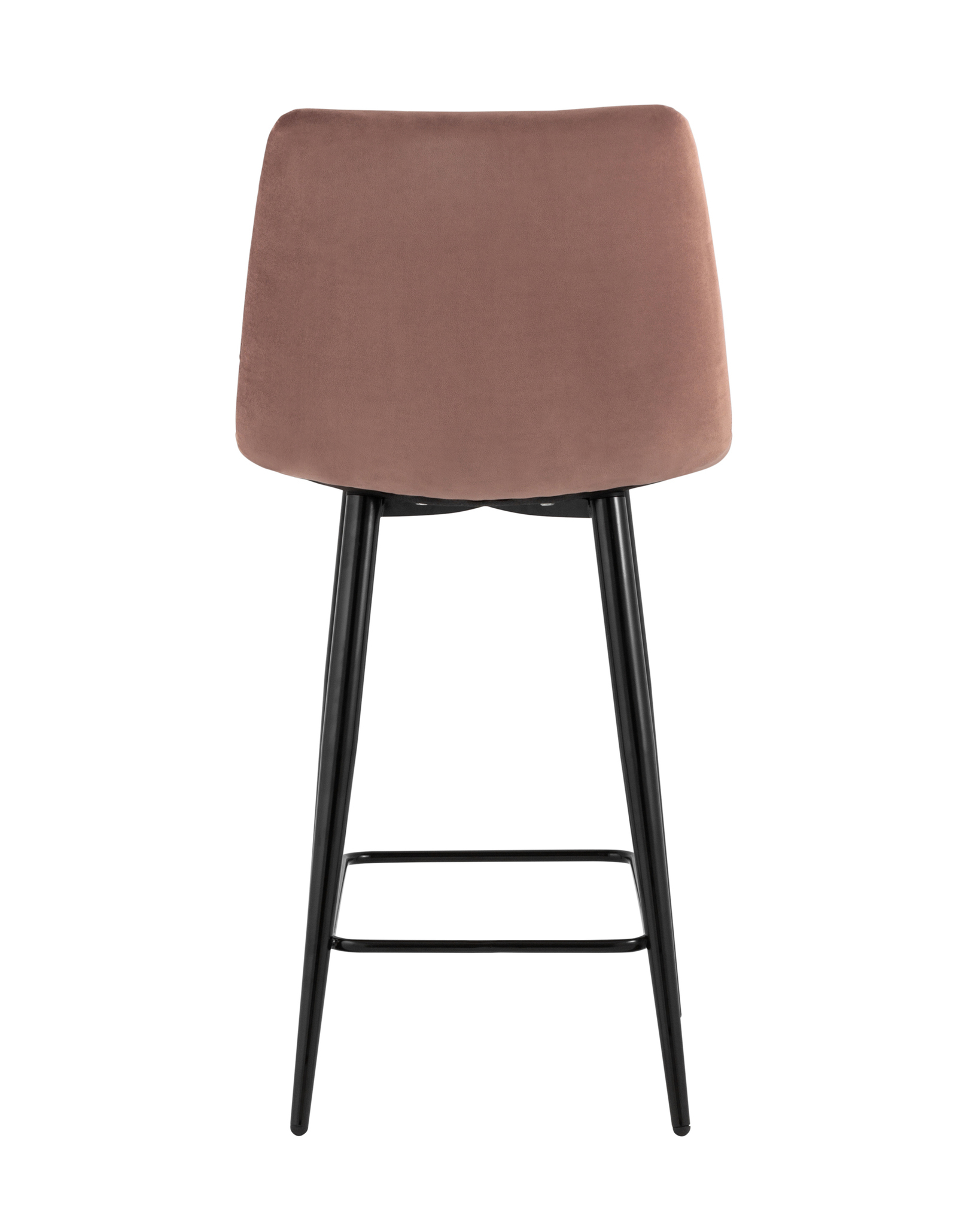 Стул полубарный Джанго велюр пыльно-розовый высота сиденья 60 см Stool Group