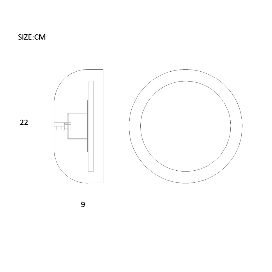 Бра Loke D22 Blue By Imperiumloft