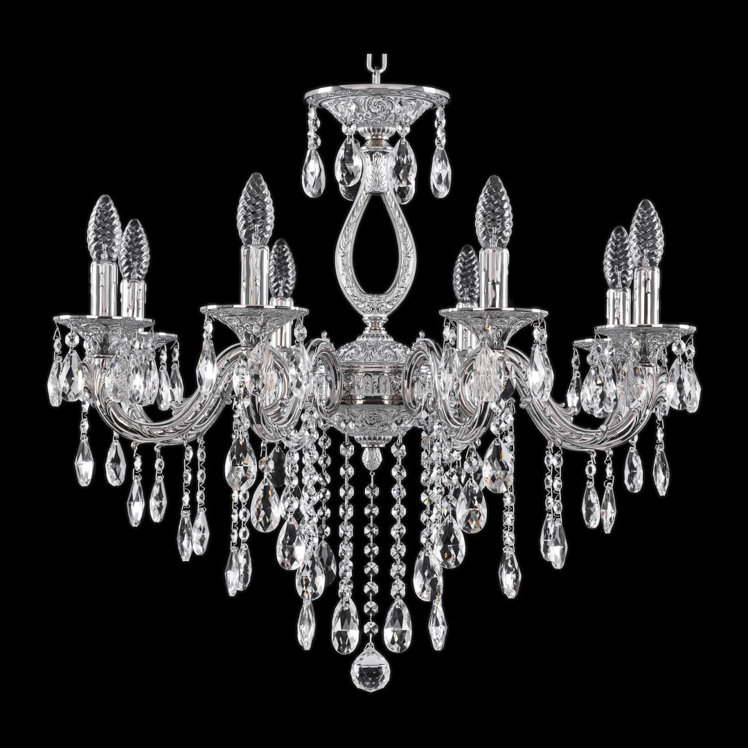 Люстра бронзовая с хрусталём 71301/8/210 B NW