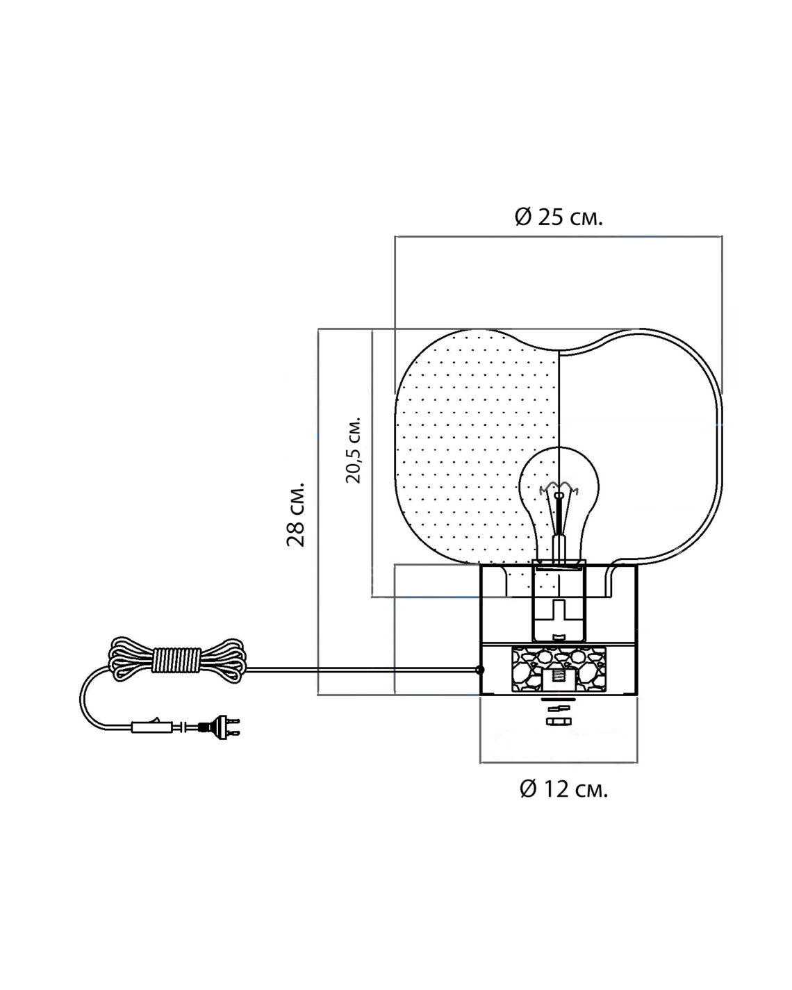 Настольная лампа Пейдж Louvre Home P3023TA
