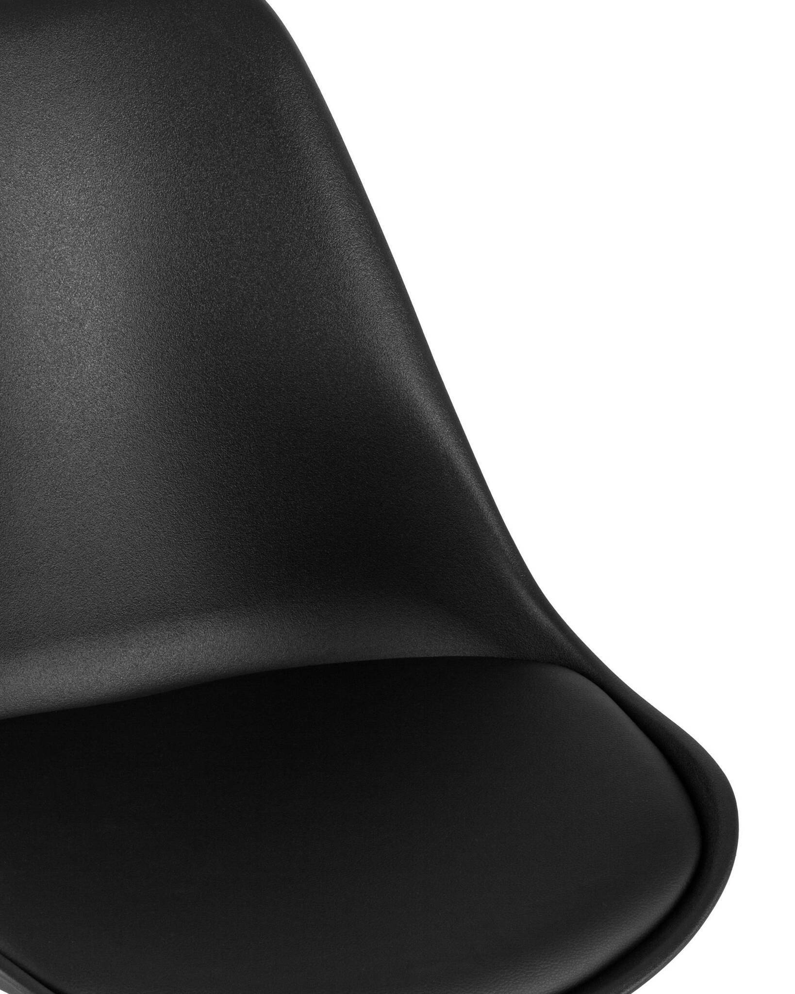 Стул офисный Blok пластиковый черный Stool Group