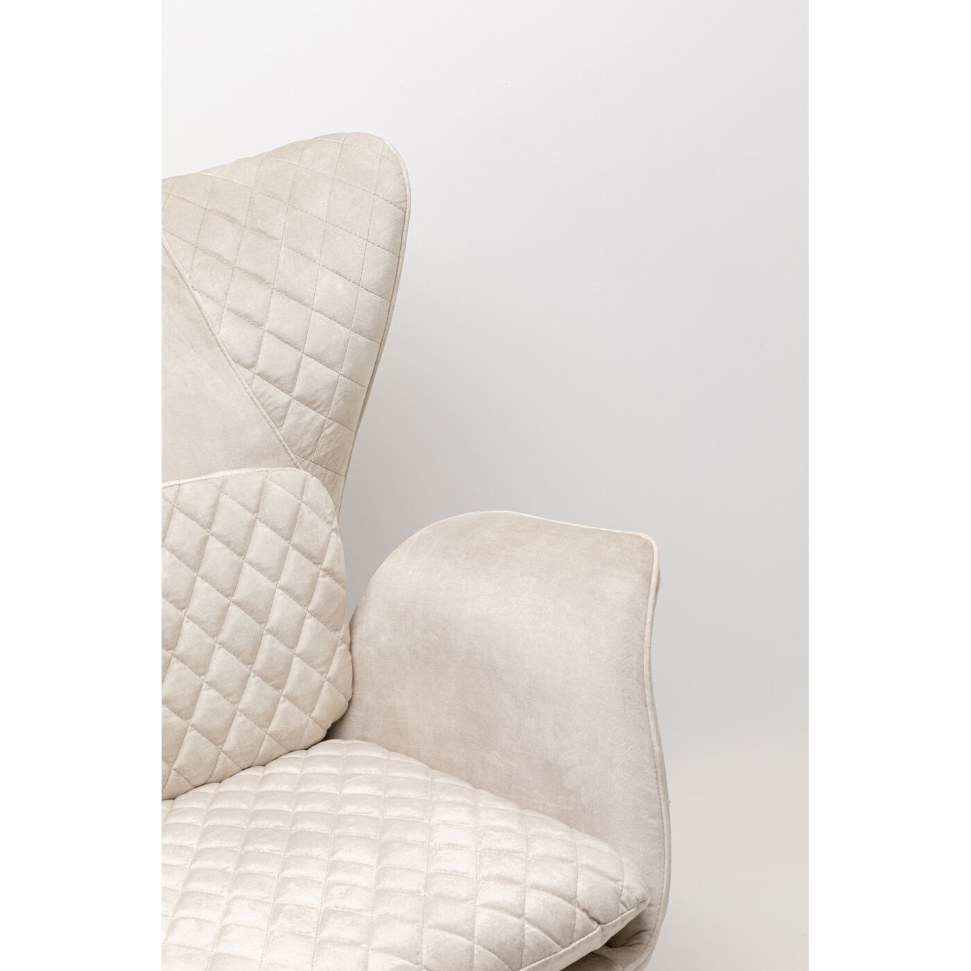 Кресло Tudor Velvet Creme KARE 70738