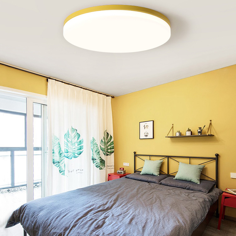 Потолочный светильник DISC HALF D26 Yellow by ImperiumLoft