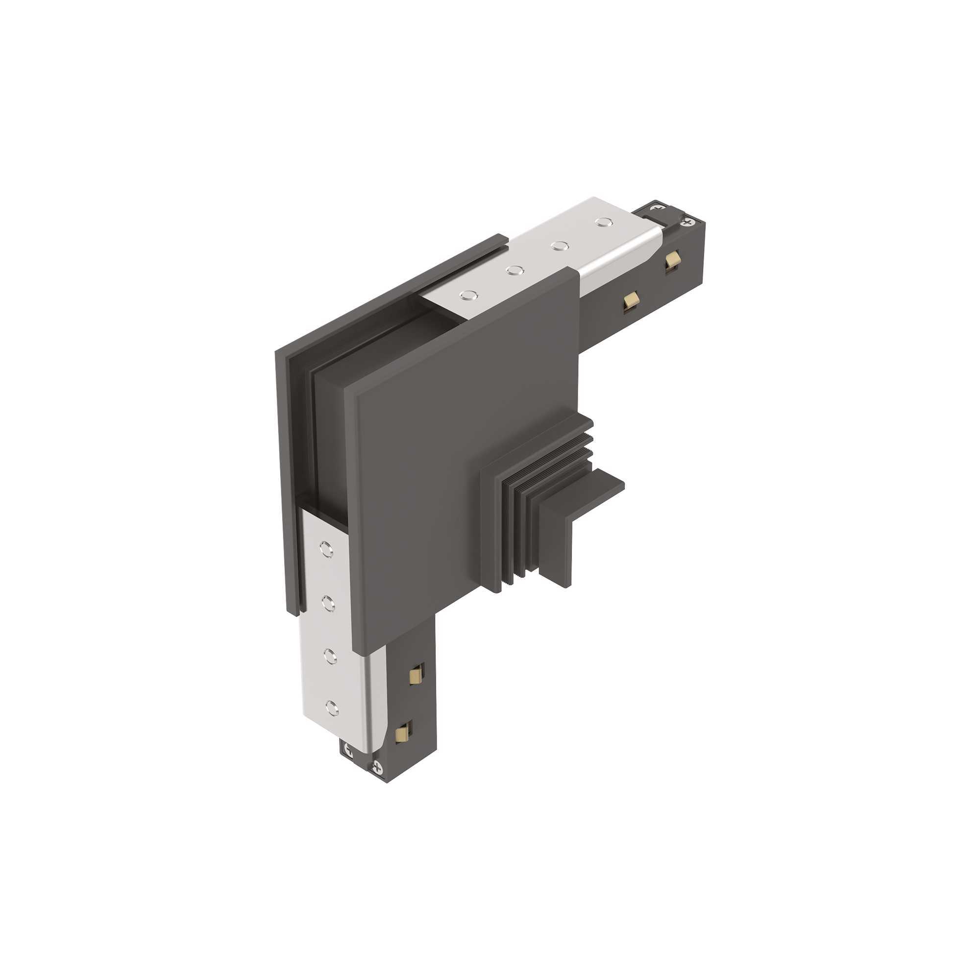 Крепление угловое вертикальное Ideal Lux EGO KIT RECESSED L ELECTR CONN VERT ACUTE DALI BK 286174