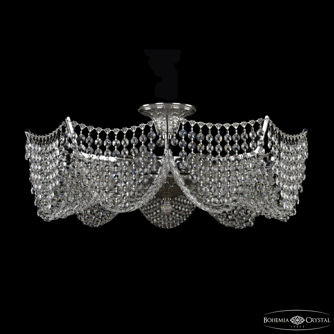 Потолочный светильник хрустальный 77181/58 Ni Bohemia Ivele Crystal