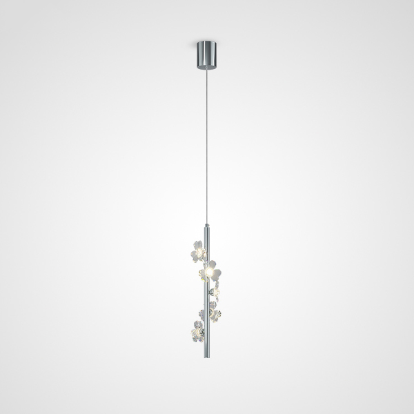 Подвесной светильник CAMILIA BW L5 Chrome by ImperiumLoft