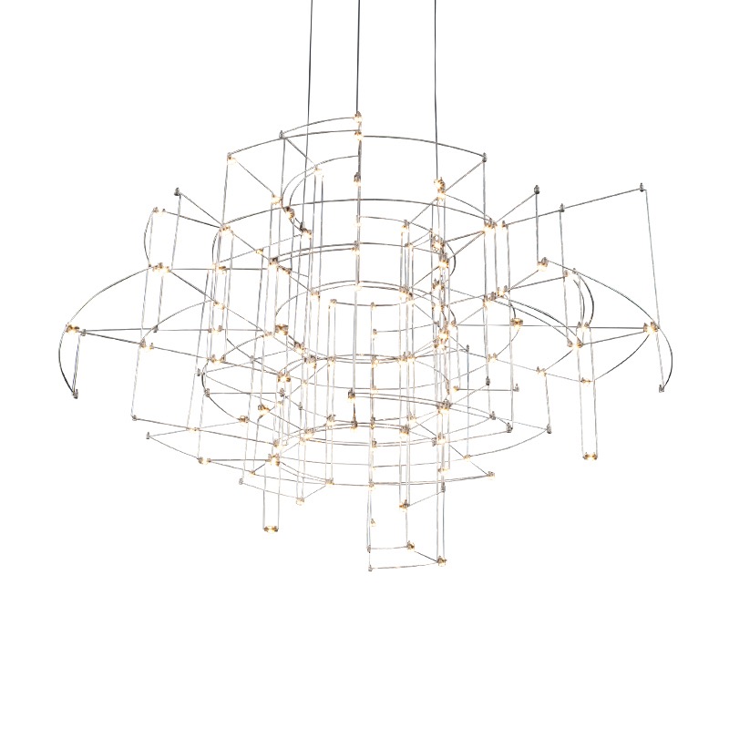 Люстра на геометрическом каркасе CHILL B by ImperiumLoft