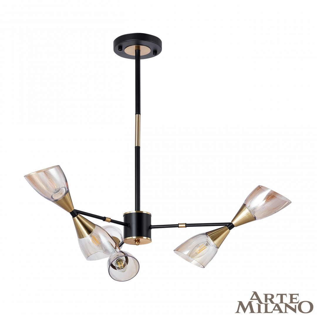 Люстра 276708/6 BK/GD Arte Milano