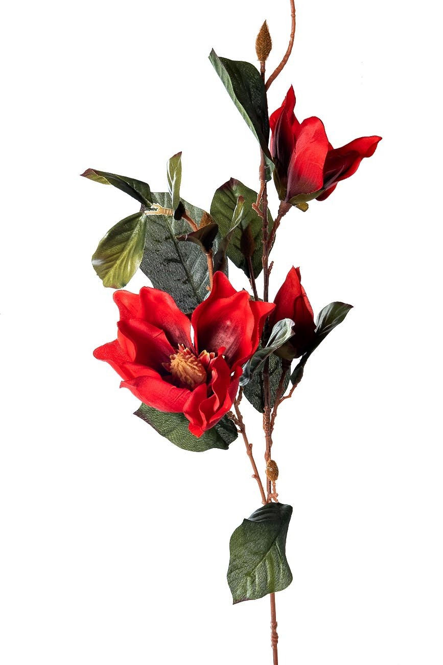 Магнолия красная Garda Decor 8J-1839 RED